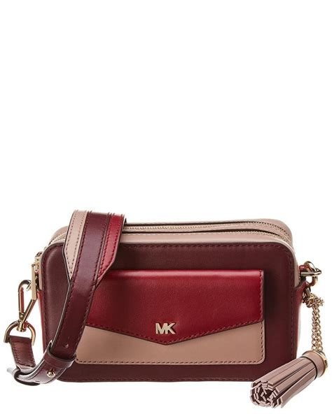 michael michael kors small tri-color leather camera bag style 32f8gf5m5t|Michael Kors.